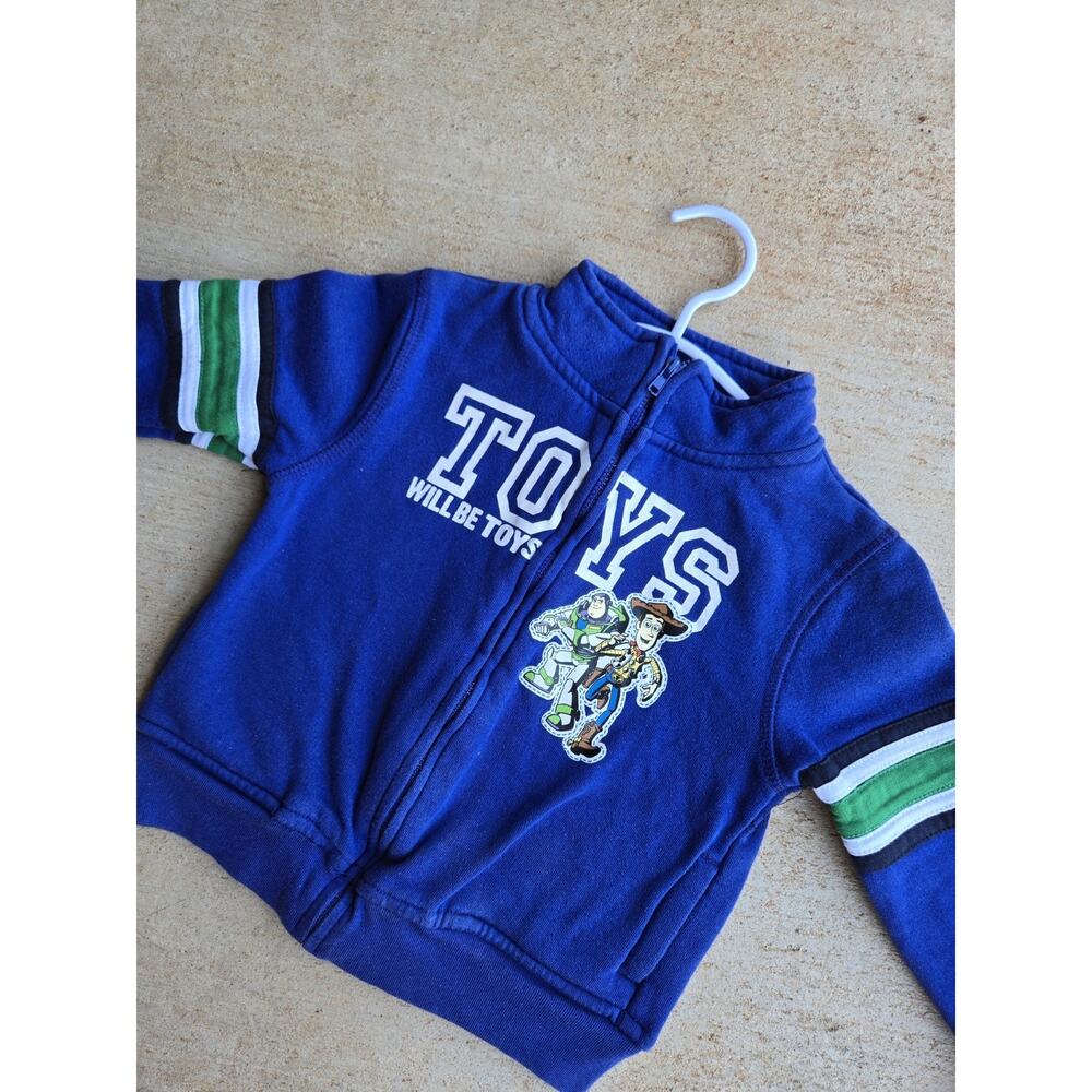 VTG Disney Pixar Toy Story Buzz Lightyear Woody 3T Toys Will Be Zip Jacket Boys